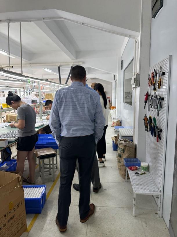 American RV Company visite notre entreprise pour la coopération